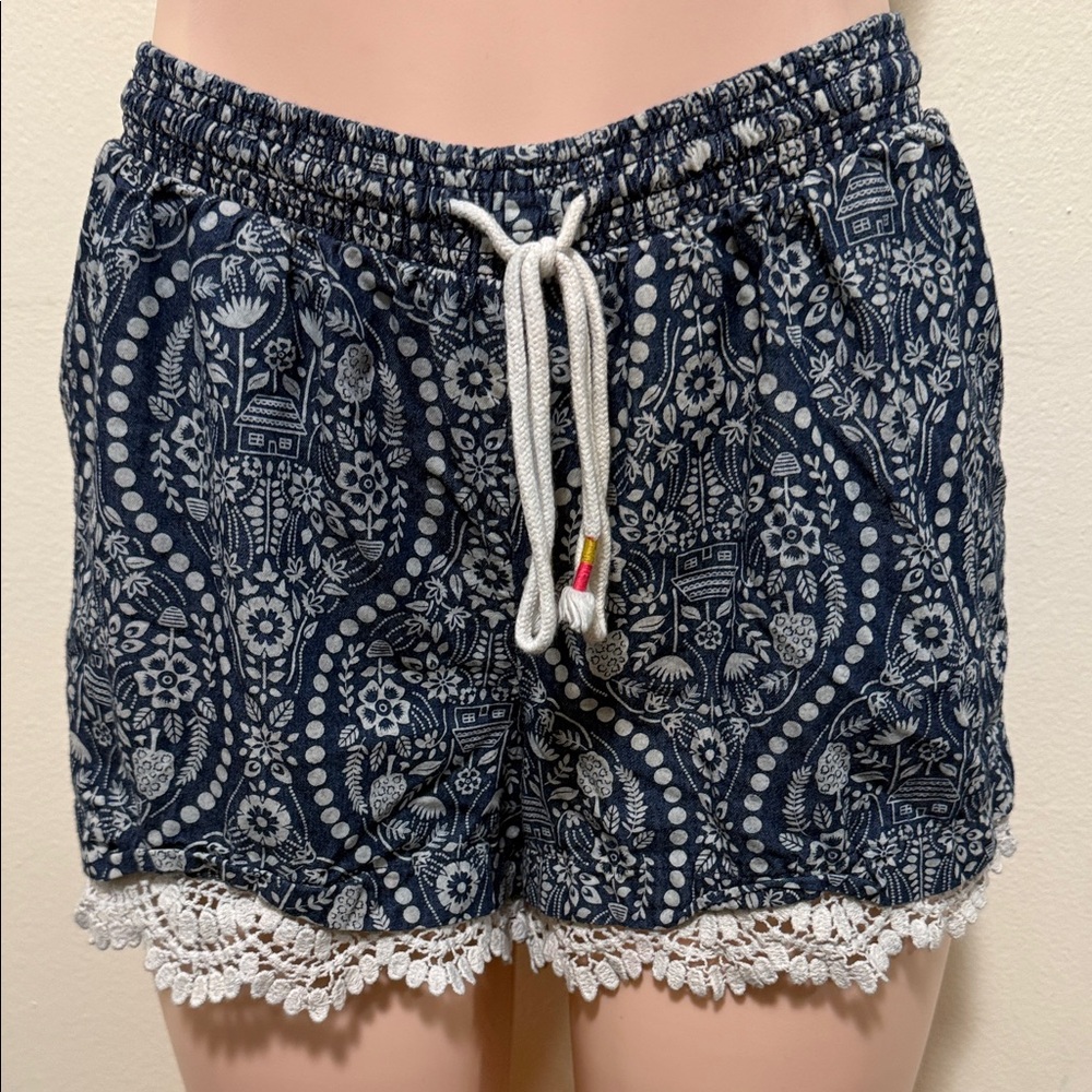 Matilda Jane Joanna Gaines Hello Darlin’ pull on elastic shorts woman size Small